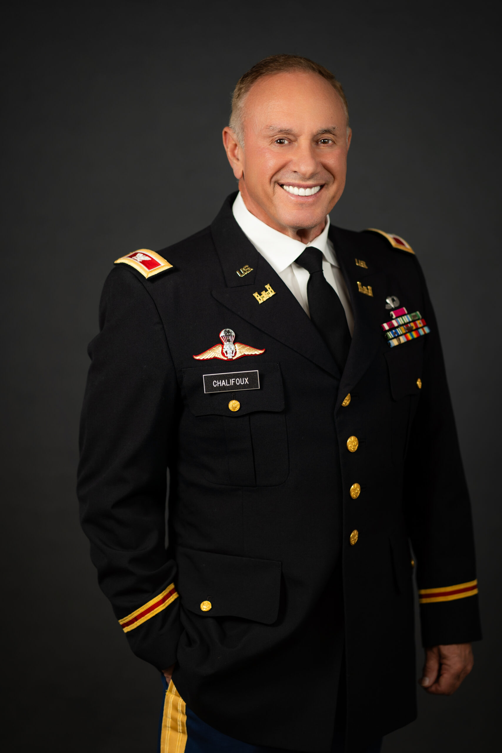 Vintage photo of Thomas Chalifoux during his 30-year U.S. Army career